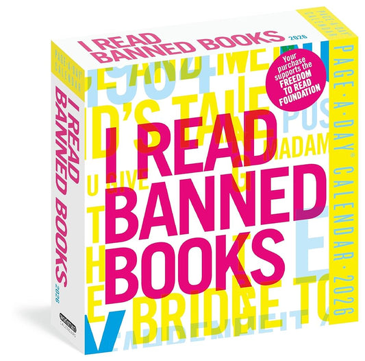 I Read Banned Books Page-A-Day® Calendar 2026 cover image