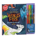 KlutzPress Wings of Fire Stained Glass Art cover image