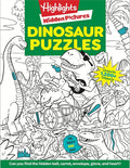 Dinosaur Puzzles: Roaring Fun Hidden Pictures Puzzles with T-rex, Fossils and More for Kids Ages 6-12, Over 1,900 Hidden Objects for the Ultimate Dino-Themed Activity Book cover image