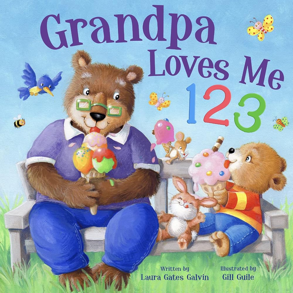 Grandpa Loves Me 123 – Sweet Rhyming Storytime Book for Toddlers (Tender Moments) cover image