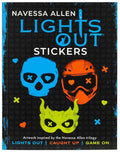 Navessa Allen Lights Out Stickers (Official Sticker Book) (Thunder Bay Sticker Books) cover image