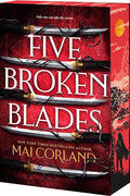Five Broken Blades: A Slow-Burn Assassin Romantic Fantasy (The Broken Blades, 1) cover image