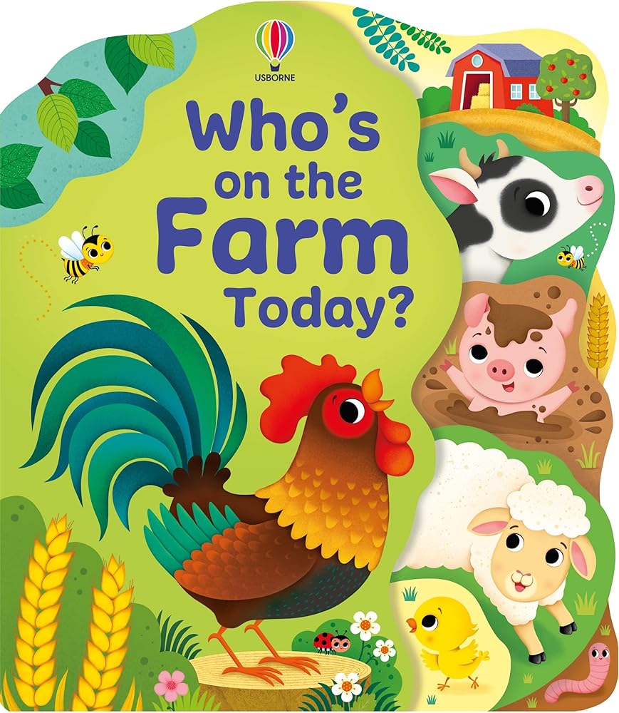 Who's on the Farm Today?: A Delightful Interactive Book for Kids Featuring Pigs, Cows, and Sheep - An Easter and Springtime Book (Who's in ... Today?) cover image