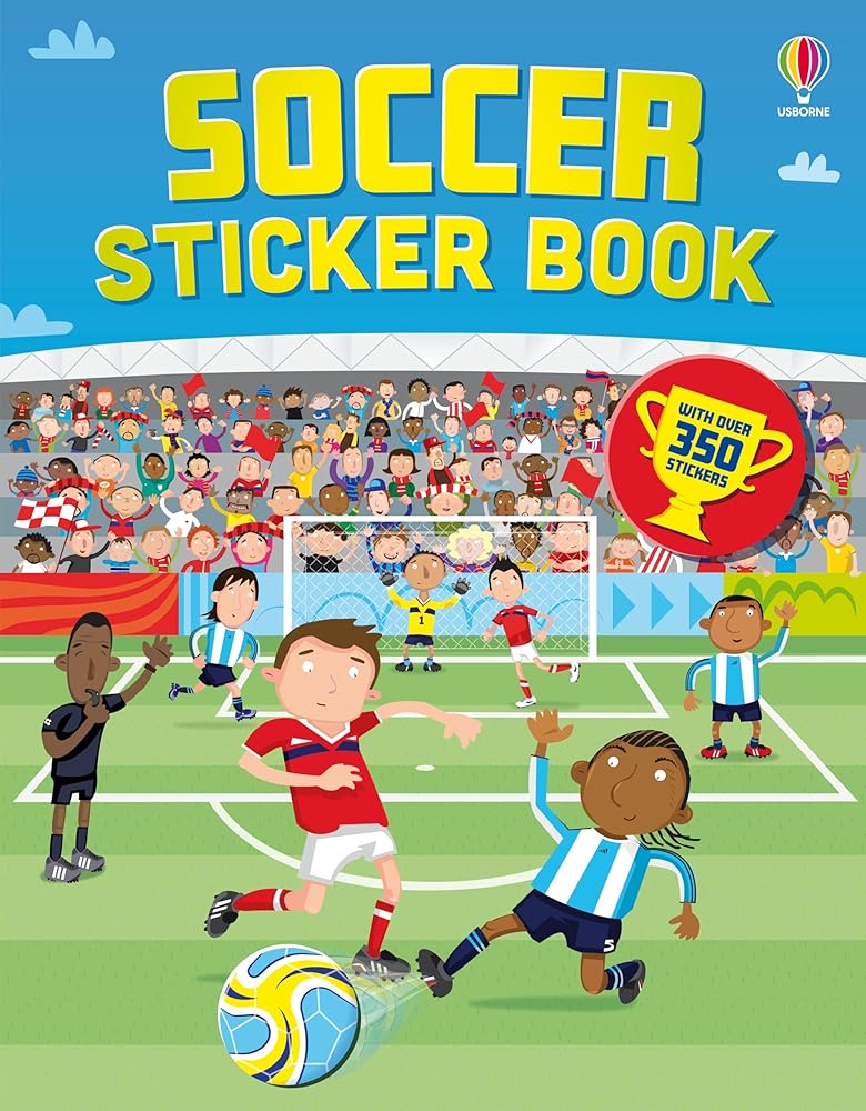 Soccer Sticker Book: A Fun Sticker Book for the 2026 World Cup, for Kids (Ages 6-9) cover image