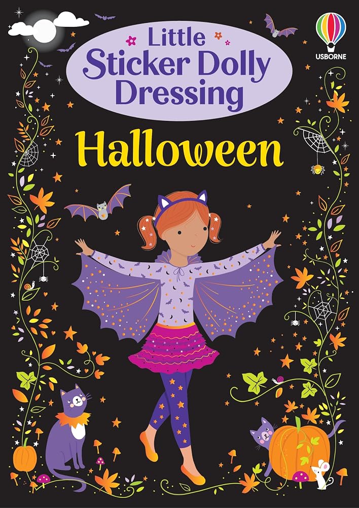 Little Sticker Dolly Dressing Halloween: A Spooky Activity Book with Costumes and Trick-or-Treating, for Kids (Ages 4-6) cover image