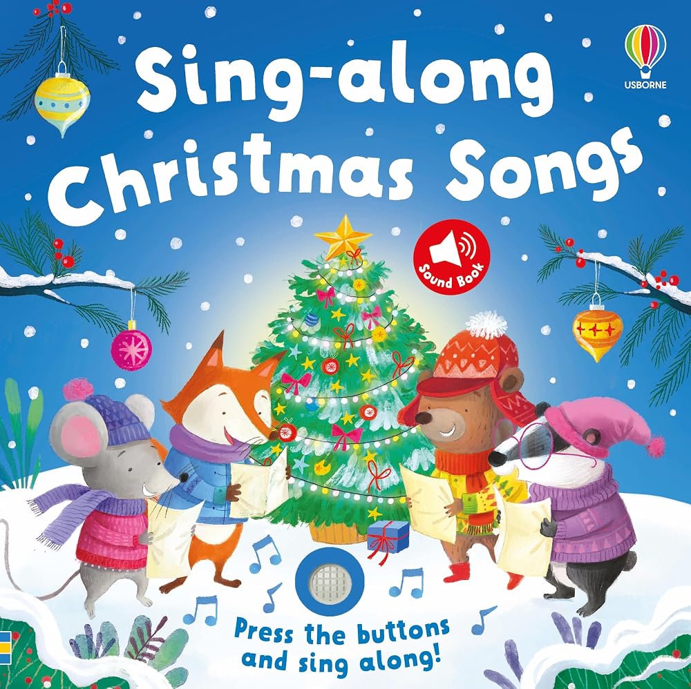 Sing-along Christmas Songs: An Interactive Sound Book for Kids with Christmas Carols to Press, Play, and Sing Along To cover image
