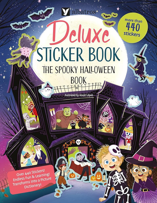 Deluxe Sticker Book: The Spooky Halloween Book cover image