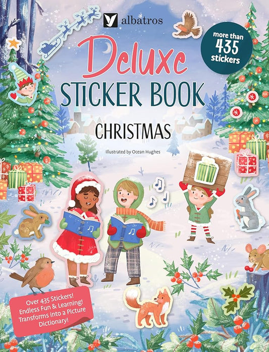 Deluxe Sticker Book: Christmas cover image