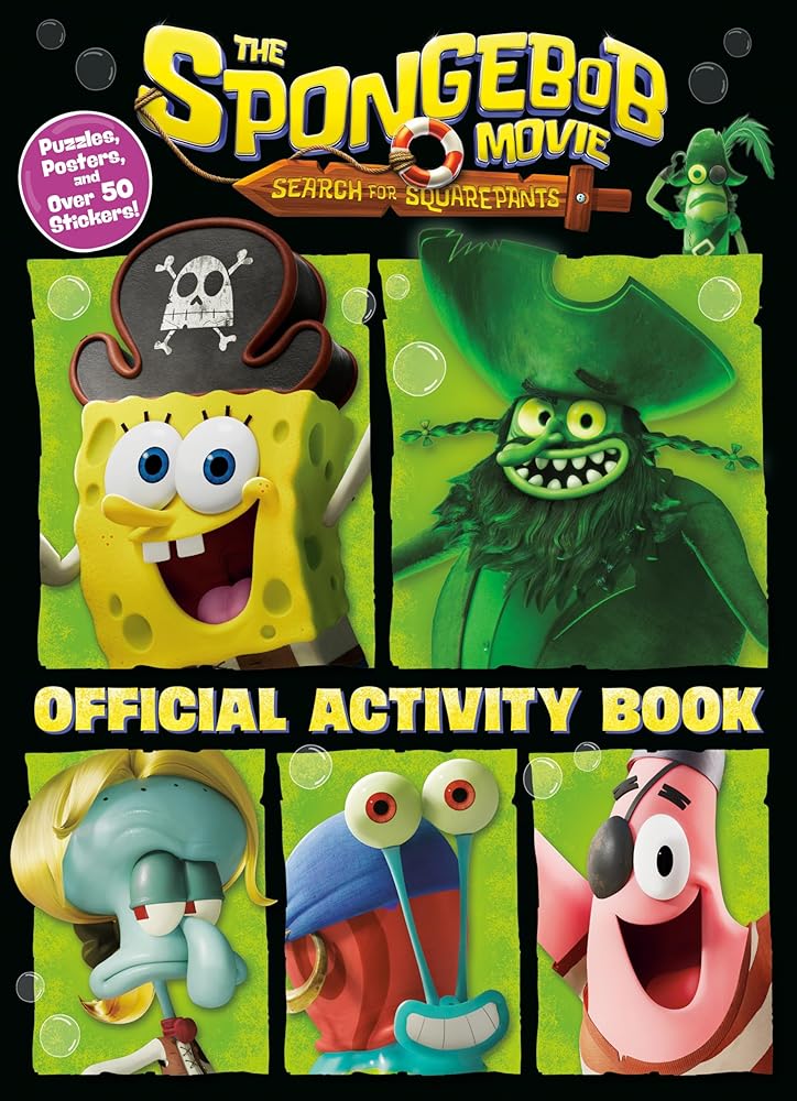 The SpongeBob Movie: Search for SquarePants: Official Activity Book cover image