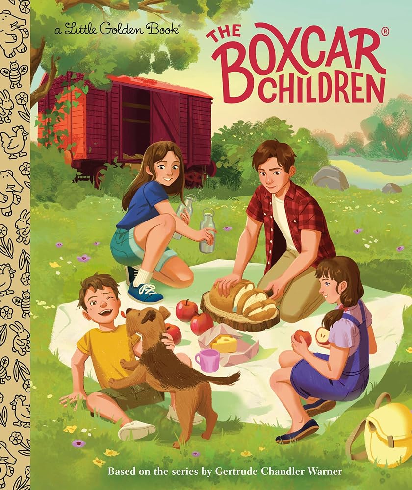 The Boxcar Children Little Golden Book cover image