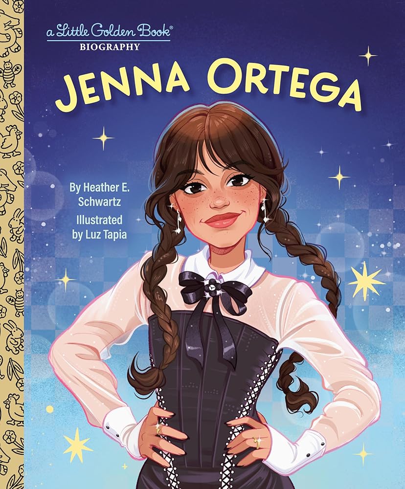 Jenna Ortega: A Little Golden Book Biography (Little Golden Book Biographies) cover image