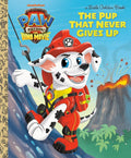 The Pup That Never Gives Up (PAW Patrol: The Dino Movie) (Little Golden Book) cover image