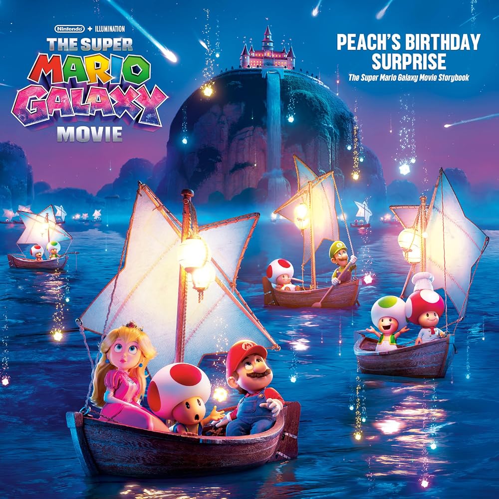 The Super Mario Galaxy Movie: Peach's Birthday Surprise: The Super Mario Galaxy Movie Storybook cover image