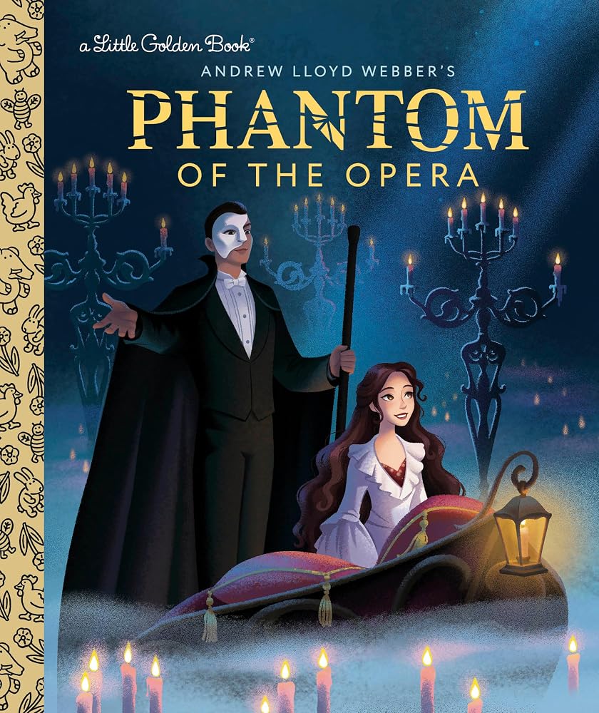 Phantom of the Opera Little Golden Book cover image