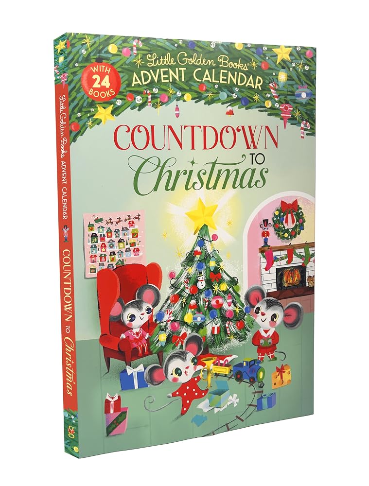 Little Golden Books Advent Calendar: Countdown to Christmas: With 24 Winter Holiday Books cover image