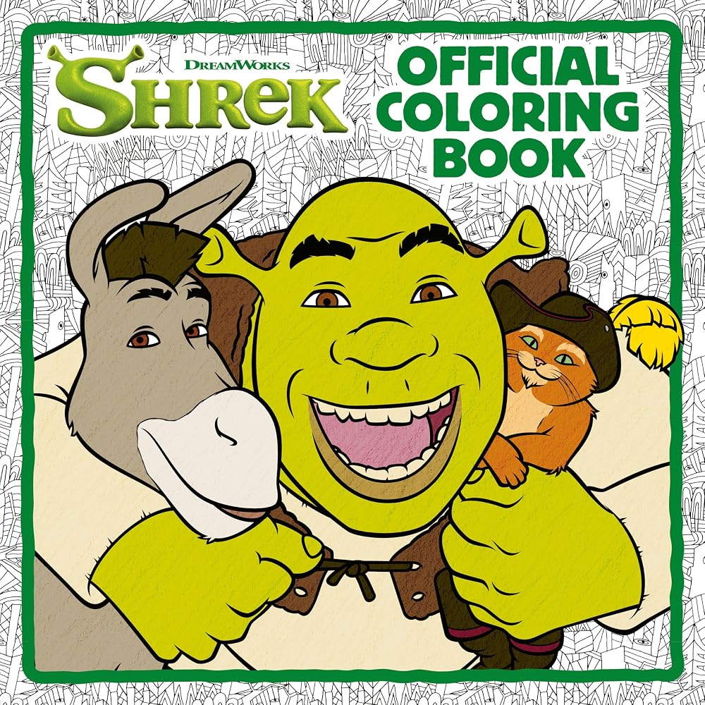 Shrek Official Coloring Book (DreamWorks Shrek) cover image