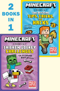 Minecraft 2-in-1: Chicken Jockey Challenges / Tips, Tricks, and Hacks (Minecraft): The Ultimate Battle Book cover image