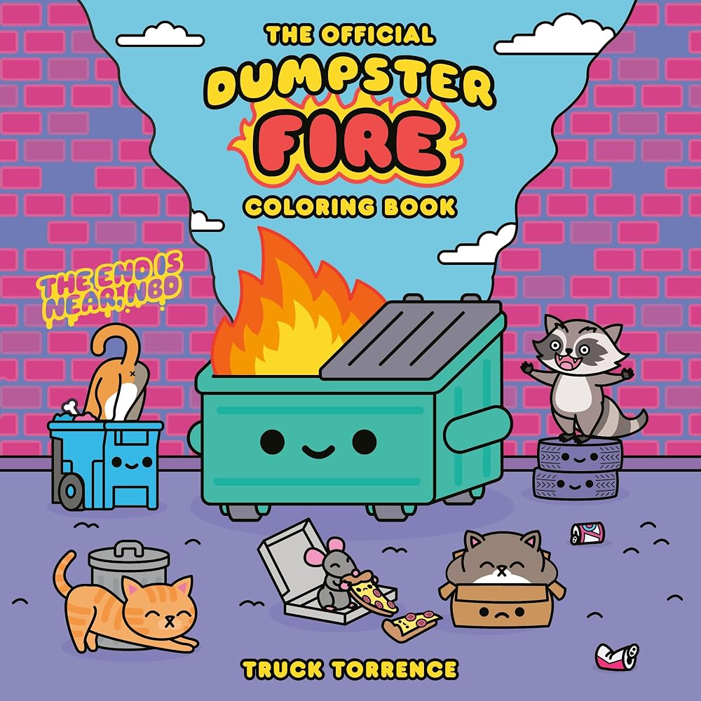 The Official Dumpster Fire Coloring Book cover image