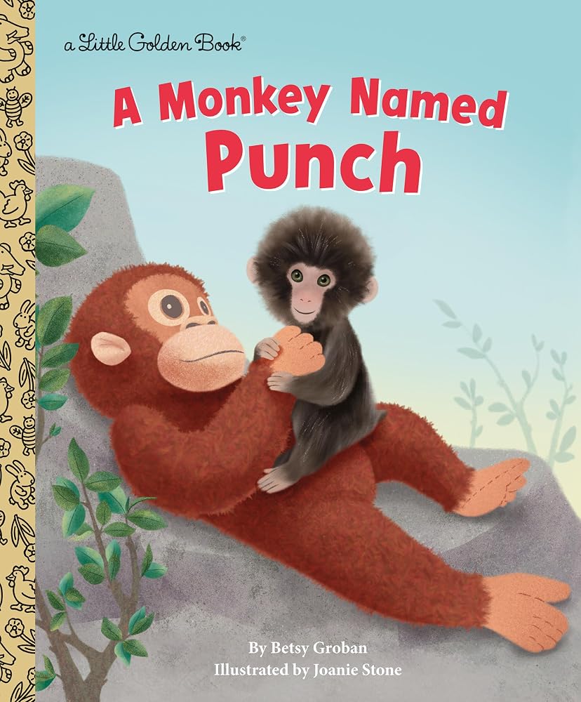 A Monkey Named Punch (Little Golden Book) cover image