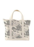 Rebecca Yarros's Fourth Wing: Basgiath Toile Large Zippered Market Tote Bag