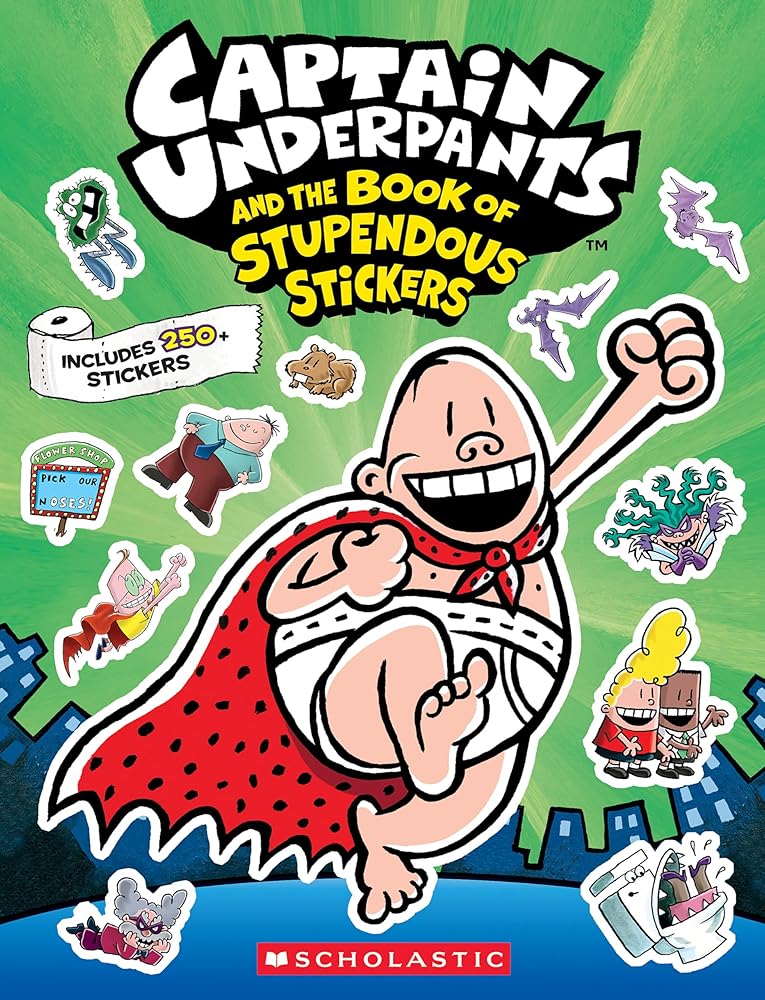 Captain Underpants: The Official Sticker Book cover image