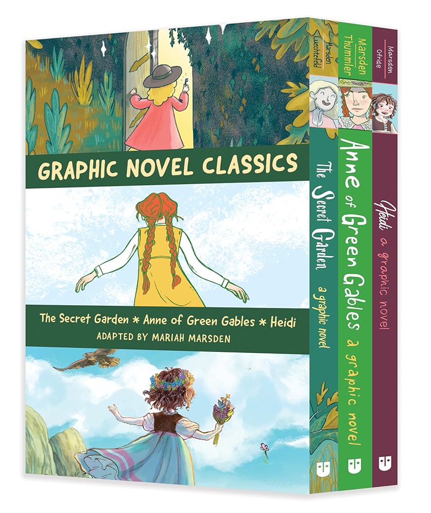 Graphic Novel Classics: The Secret Garden, Anne of Green Gables, and Heidi cover image