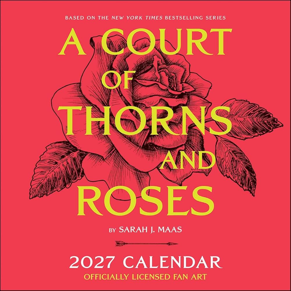 A Court of Thorns and Roses Officially Licensed Fan Art 2027 Wall Calendar cover image