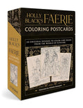 Holly Black's Faerie Coloring Postcards: 50 Original Designs to Color and Share from the World of Elfhame cover image