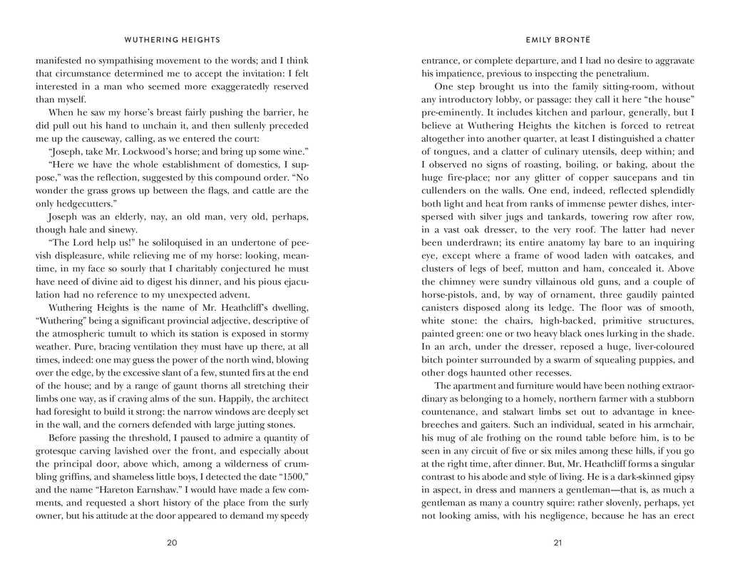 Wuthering Heights by Emily Brontë (Signature Clothbound Edition)