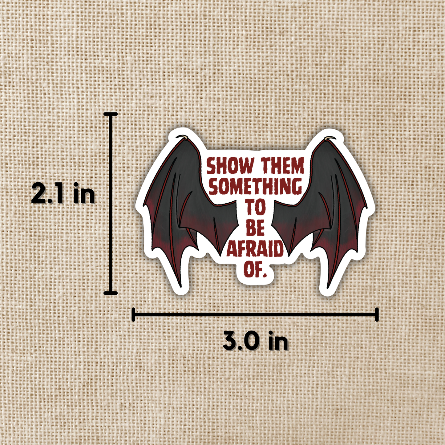 Something To Be Afraid Of Sticker | Crowns Of Nyaxia