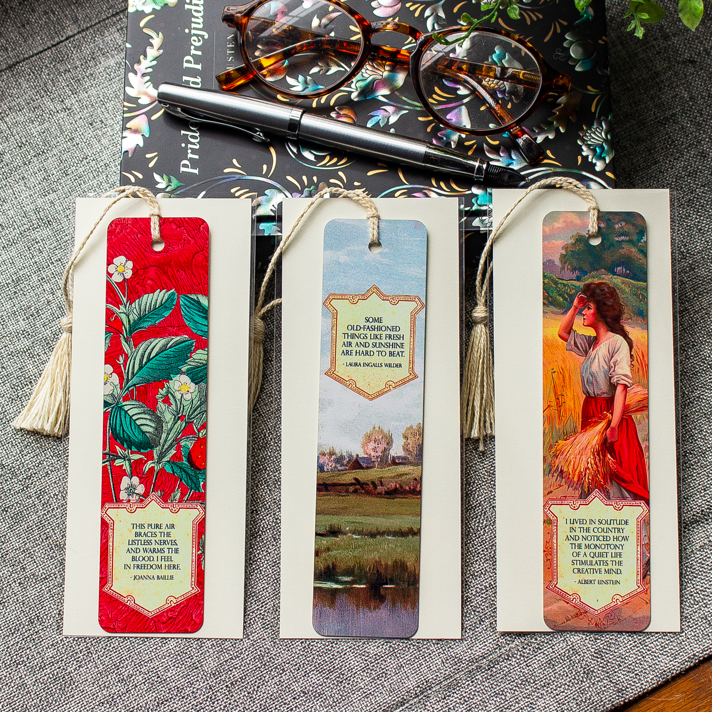 American West Bookmark - Woman on Horse