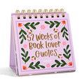 52 Weeks Of Book Lover Quotes - Desk Flip Calendar