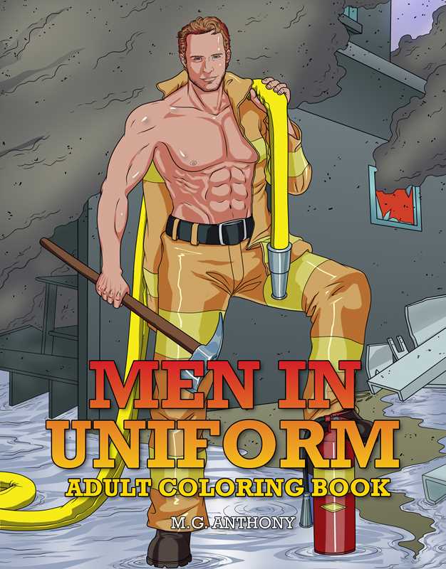 Coloring Book - Men in Uniform Adult