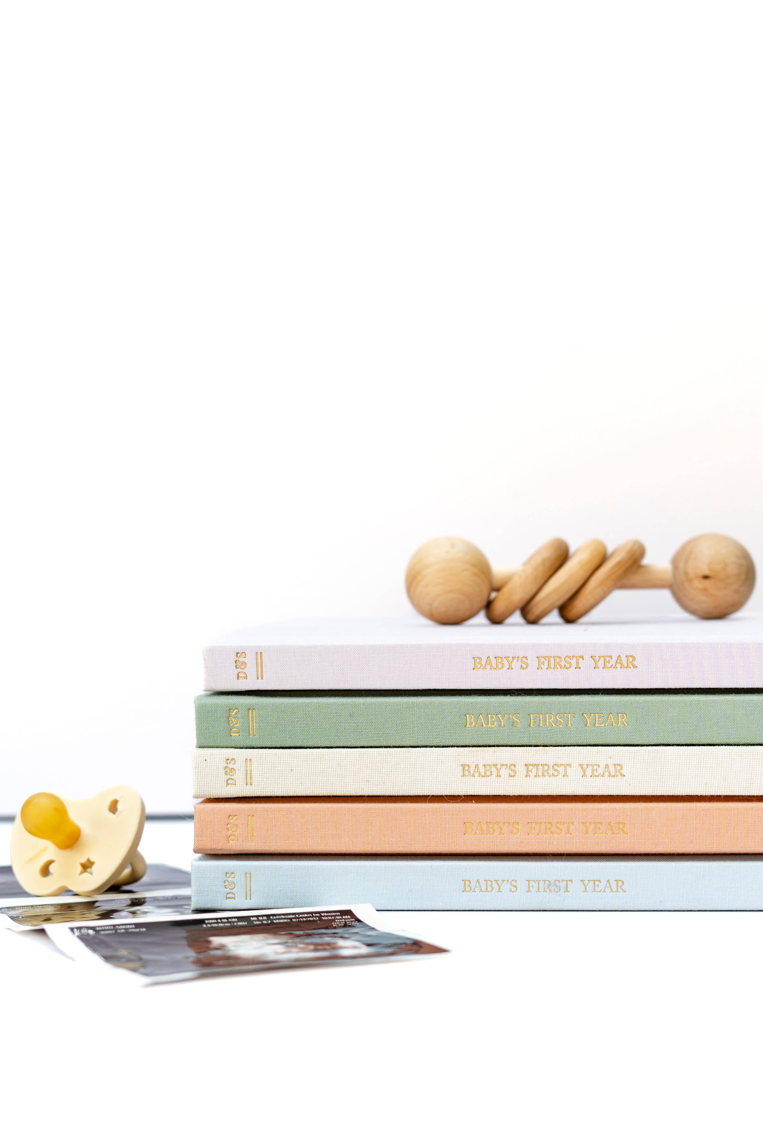 Baby's First Year Memory Book & Photo Album | Mother's Day: Dusty Rose
