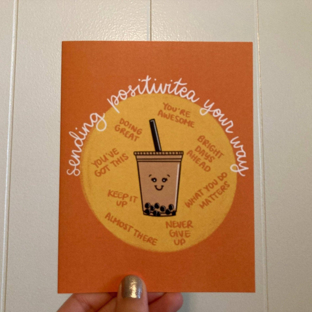 Greeting Card - Sending Positivitea Your Way Card