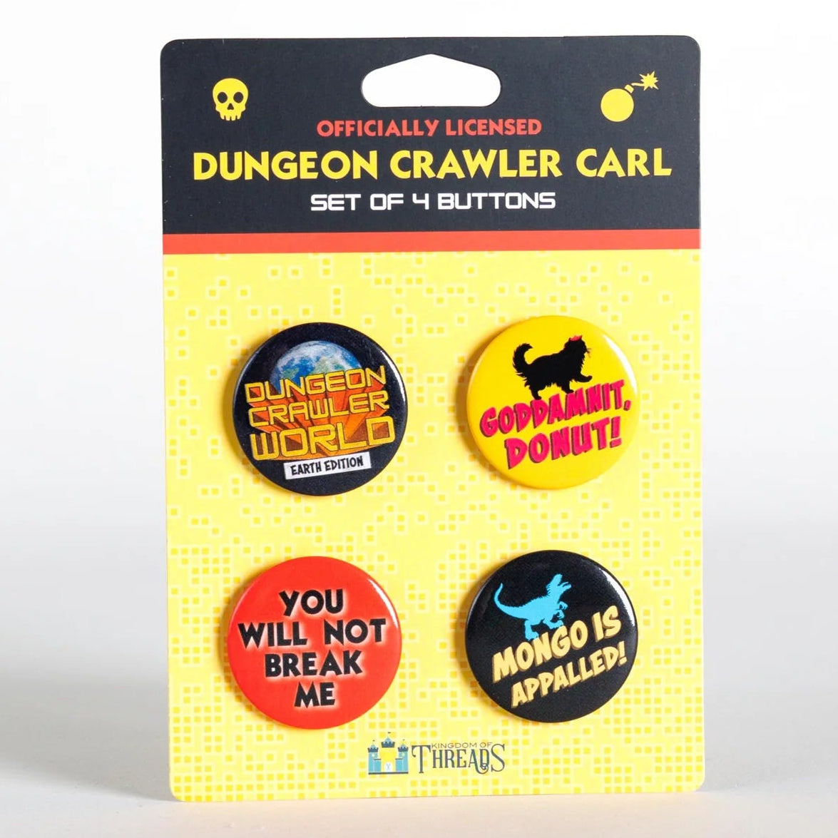 Button Set - DCC - Dungeon Crawler Carl