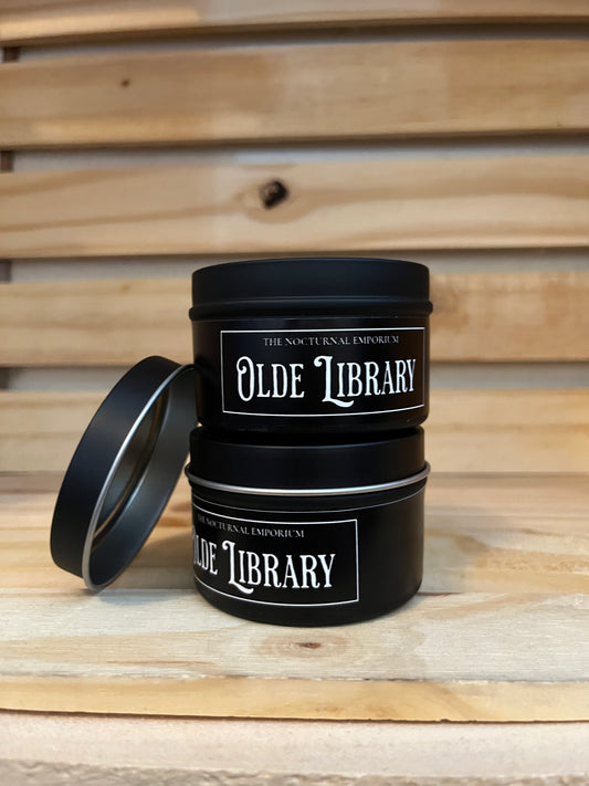 Candle Tin - The Nocturnal Emporium - Olde Library