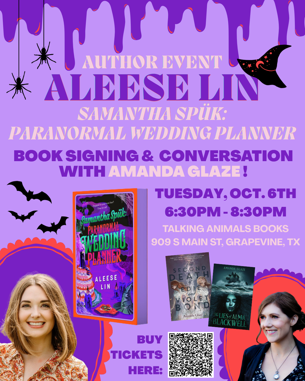 Author Event! Aleese Lin, Author of Samantha Spük: Paranormal Wedding Planner