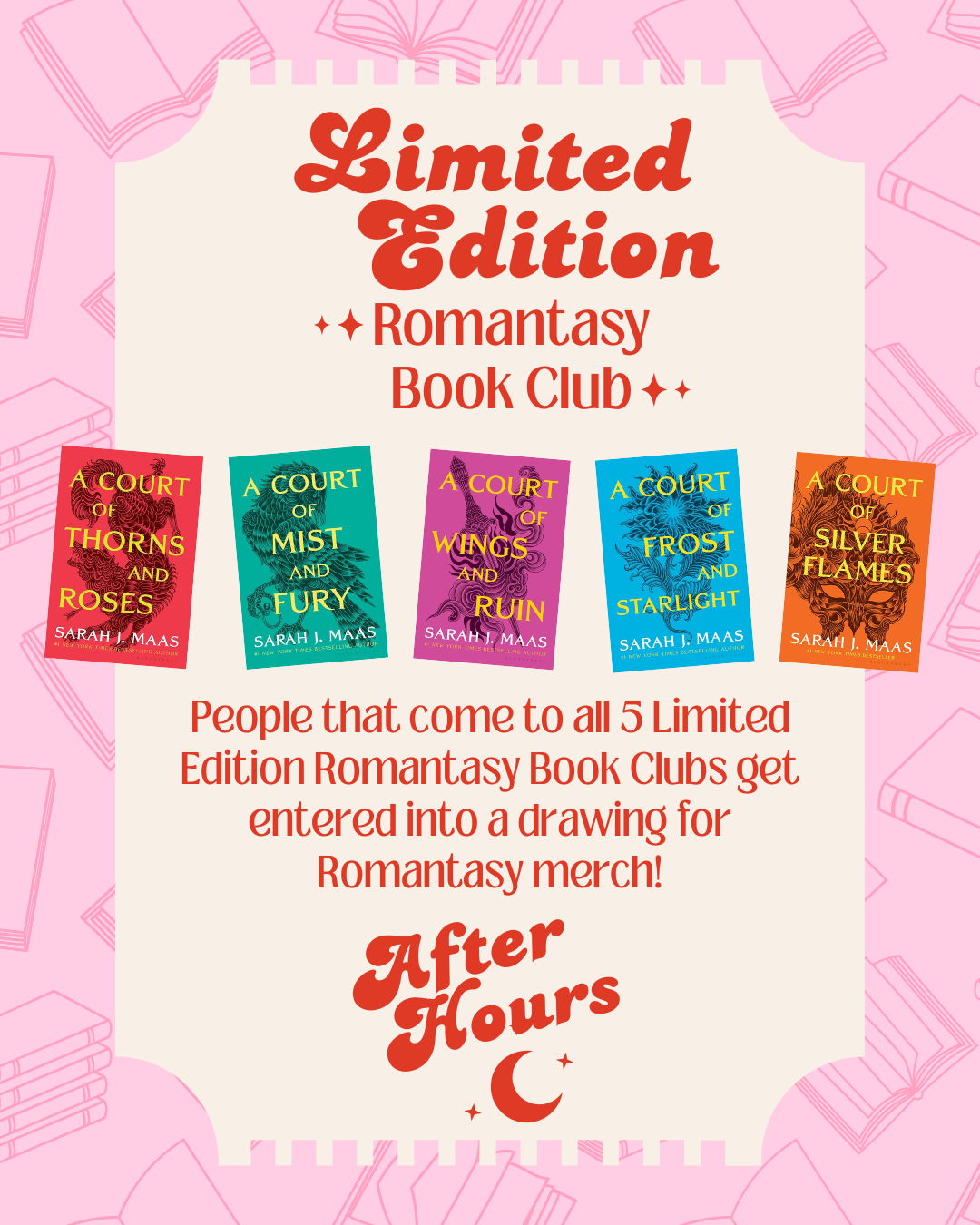 Romantasy After-Hours Book Club - ACOSF 9/27 - Ticket Required
