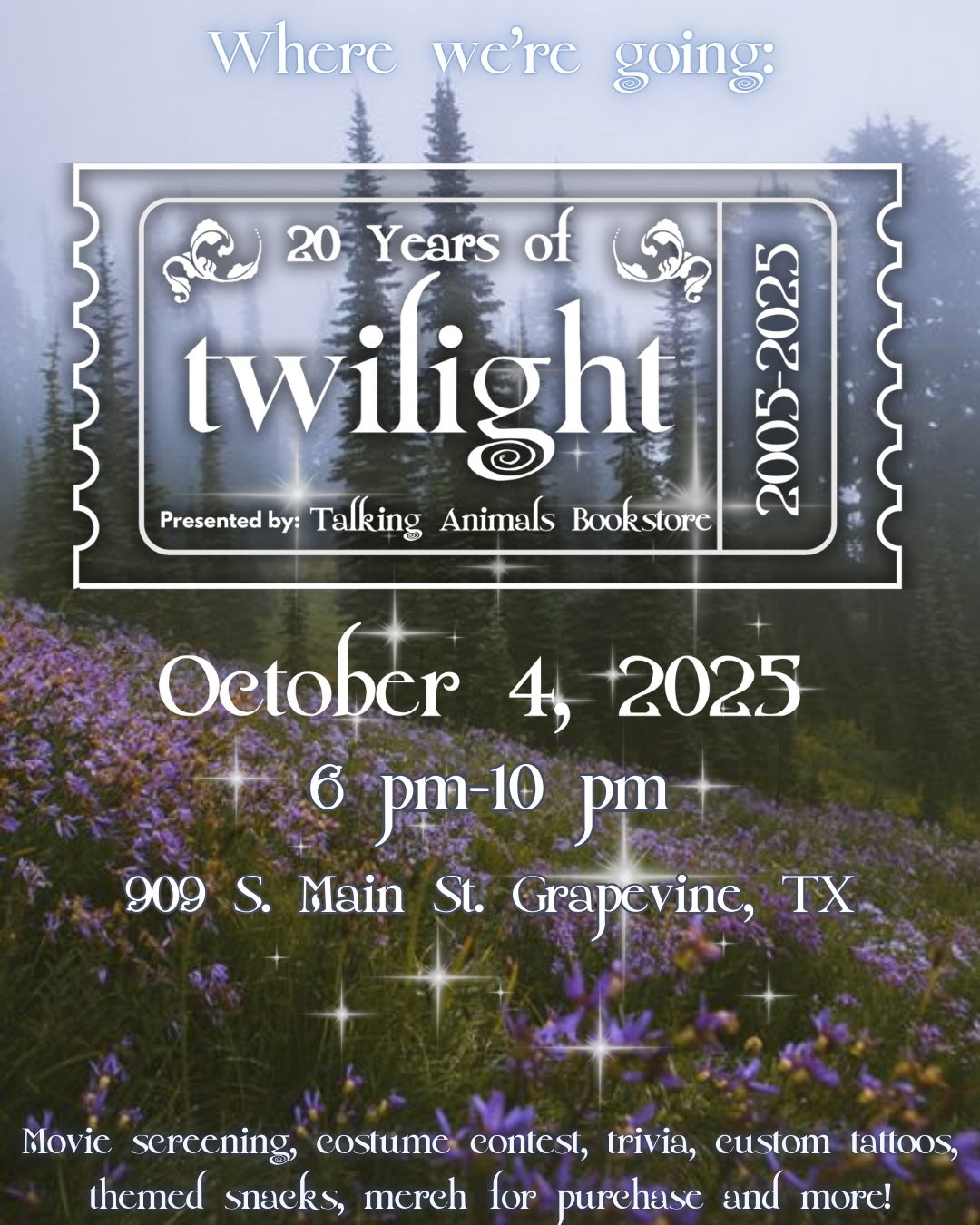 TWILIGHT 20TH ANNIVERSARY PARTY - SOLD OUT!