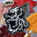 Dragon Skeleton Vinyl Sticker