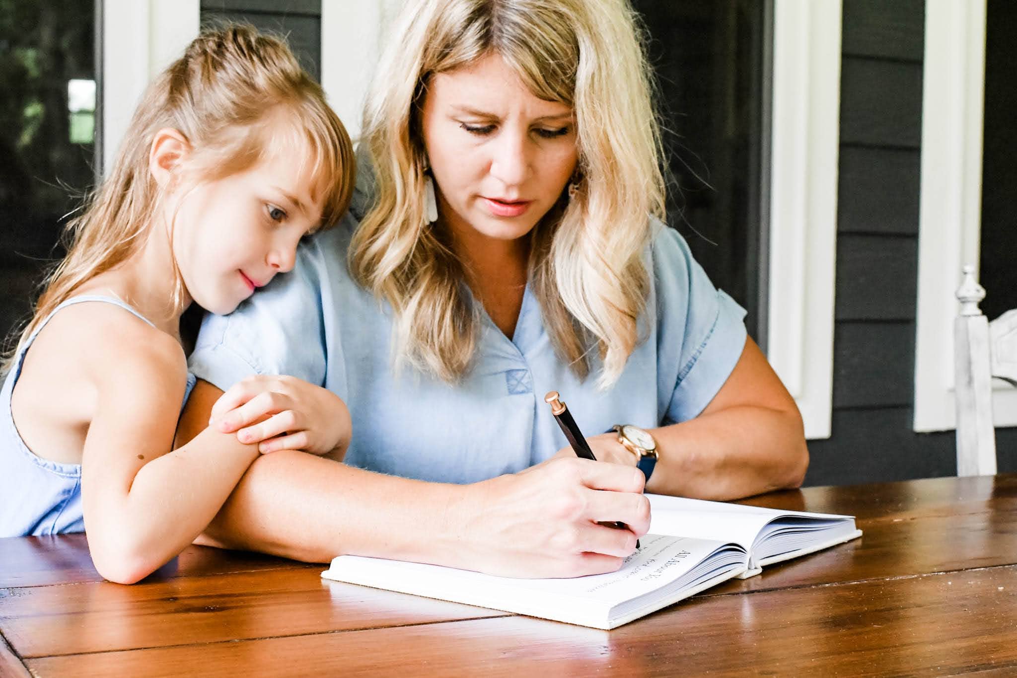 Dear Daughter Childhood Keepsake Book | Mother's Day Gift: Cream