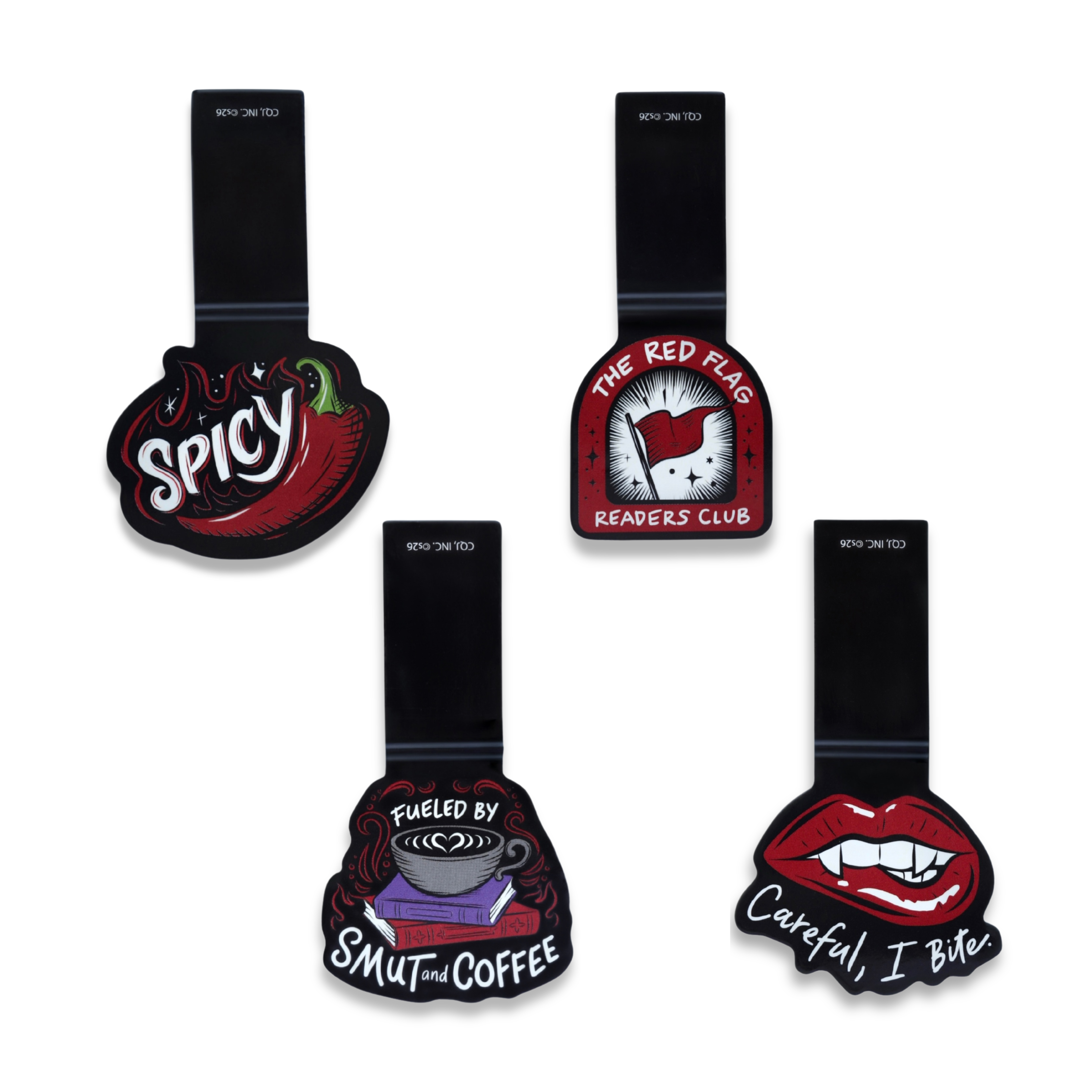 A Little Wicked Magnetic Bookmarks (4-Pack)