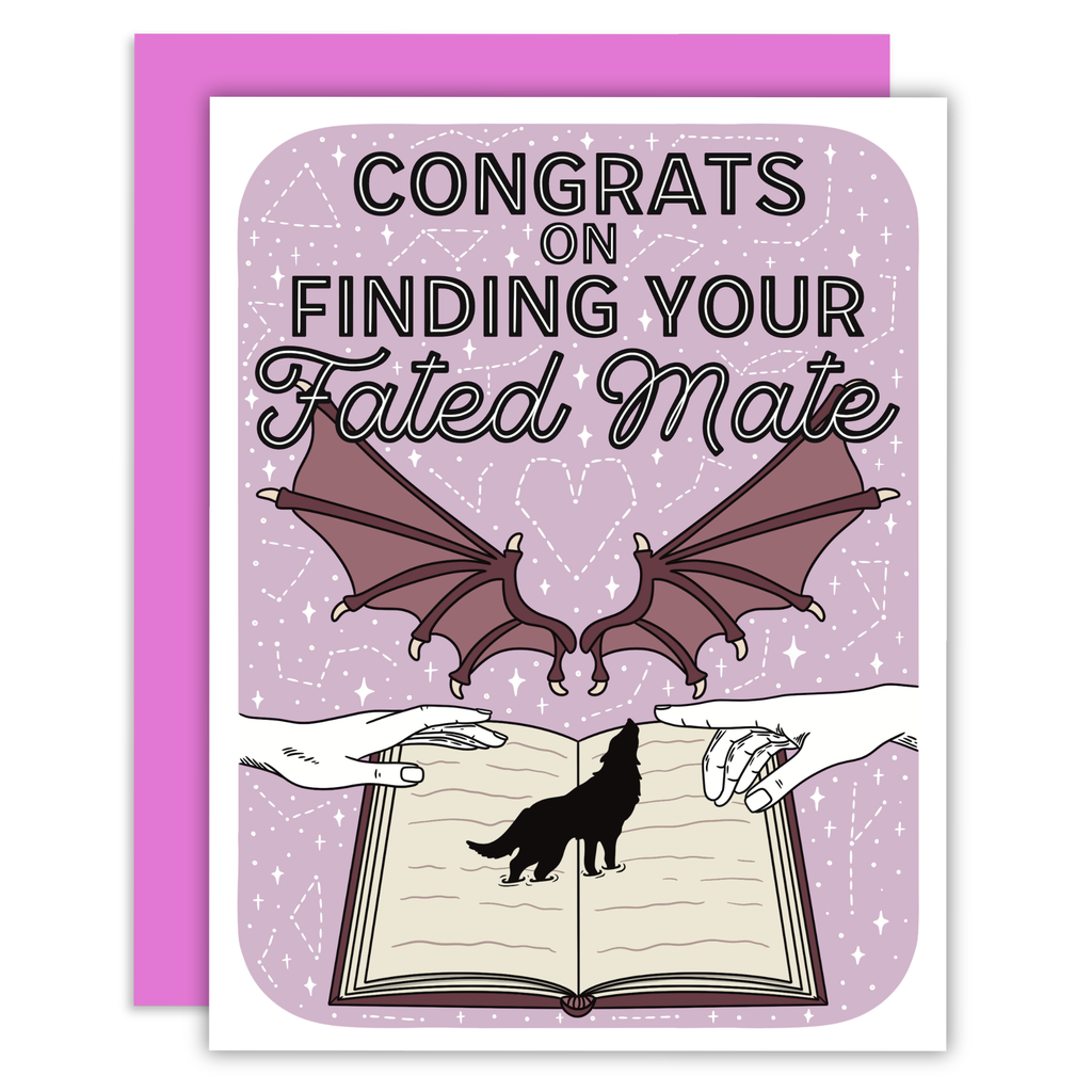 Greeting Card - Congrats On Finding Your Fated Mate Bookish
