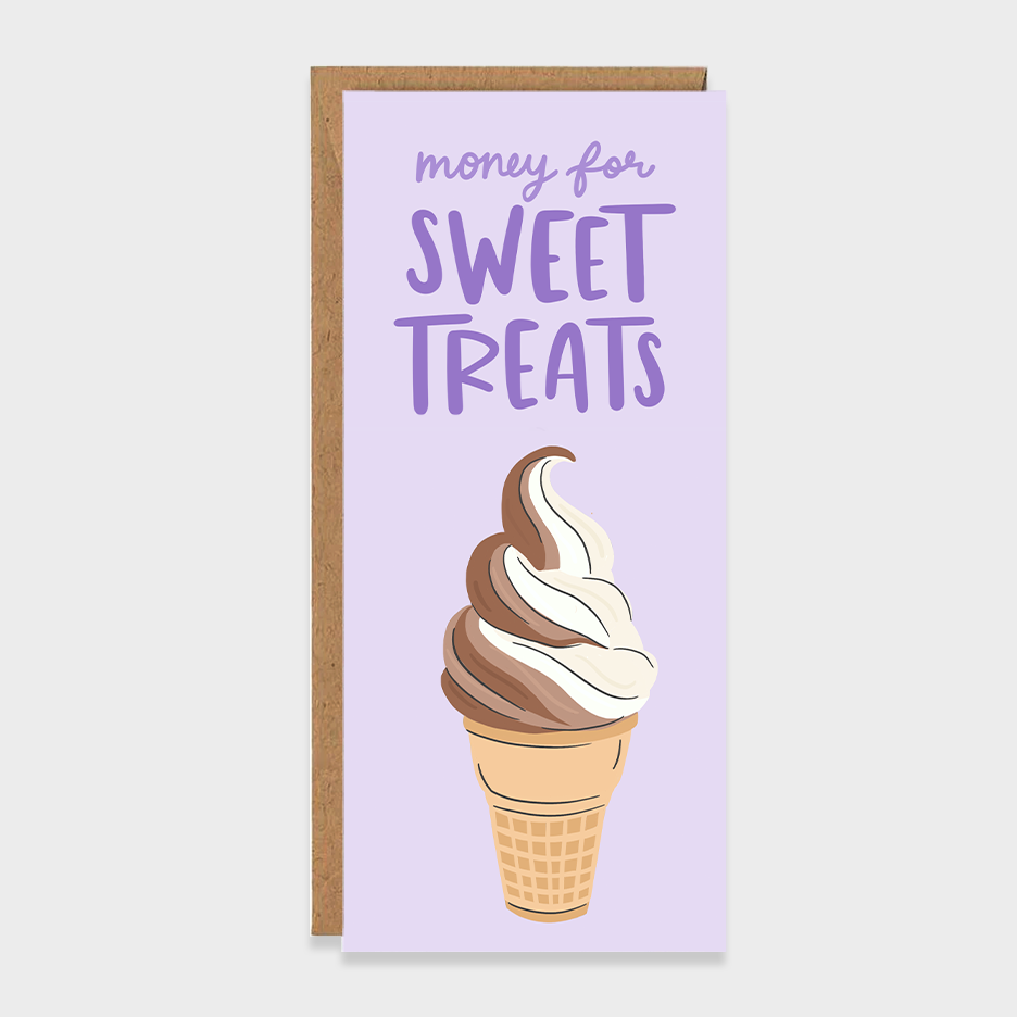 Money for Sweet Treats Money Holder Card