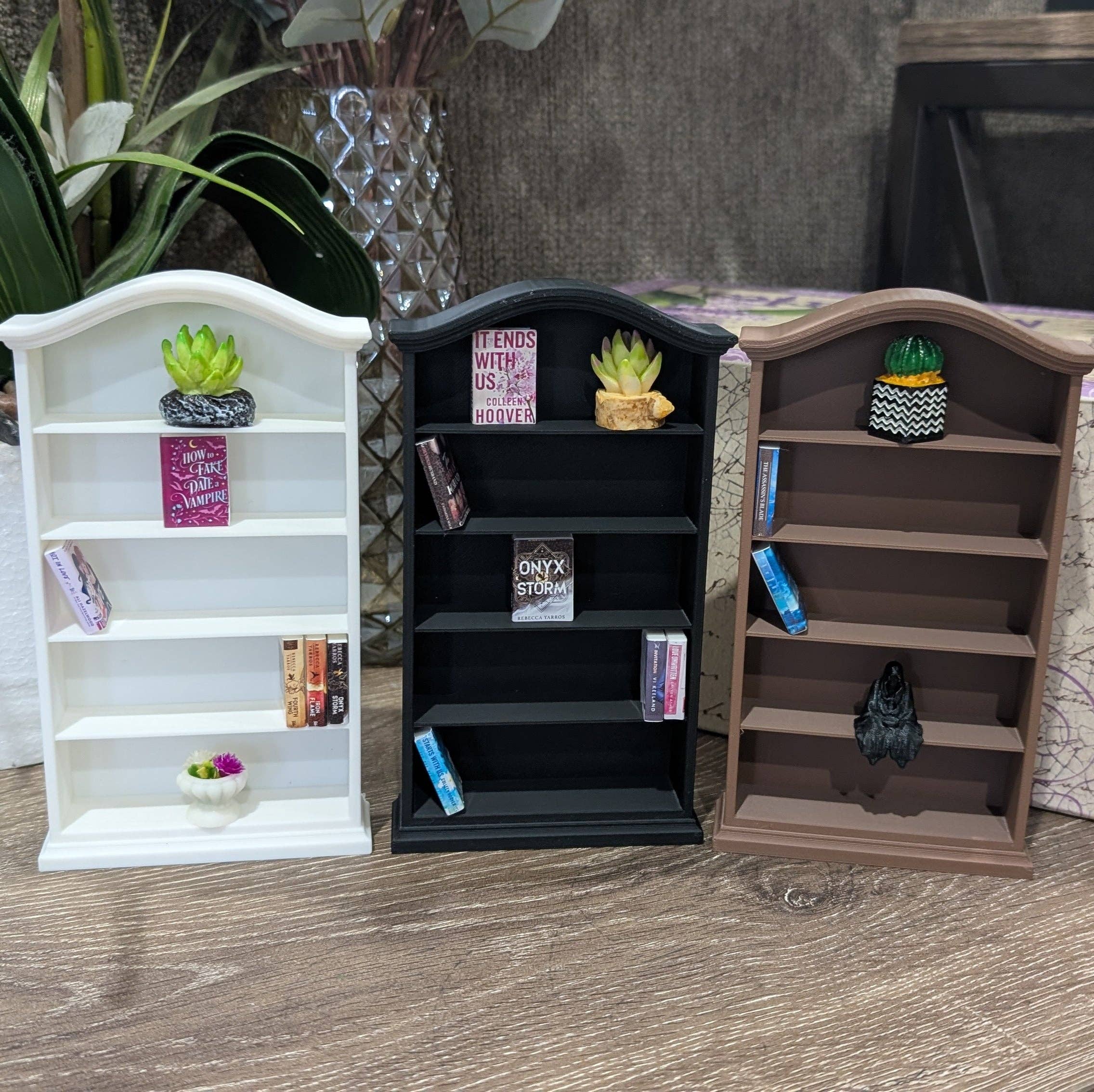 Miniature Bookshelf: Black / Small