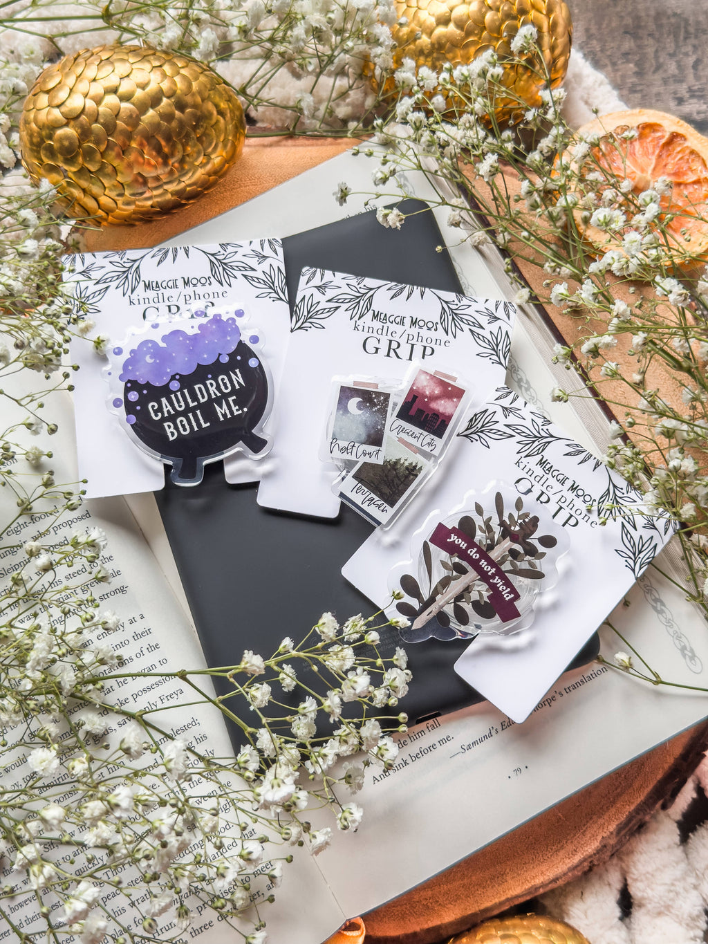 Kindle / Phone Grip - Throne of Glass You Do Not Yield