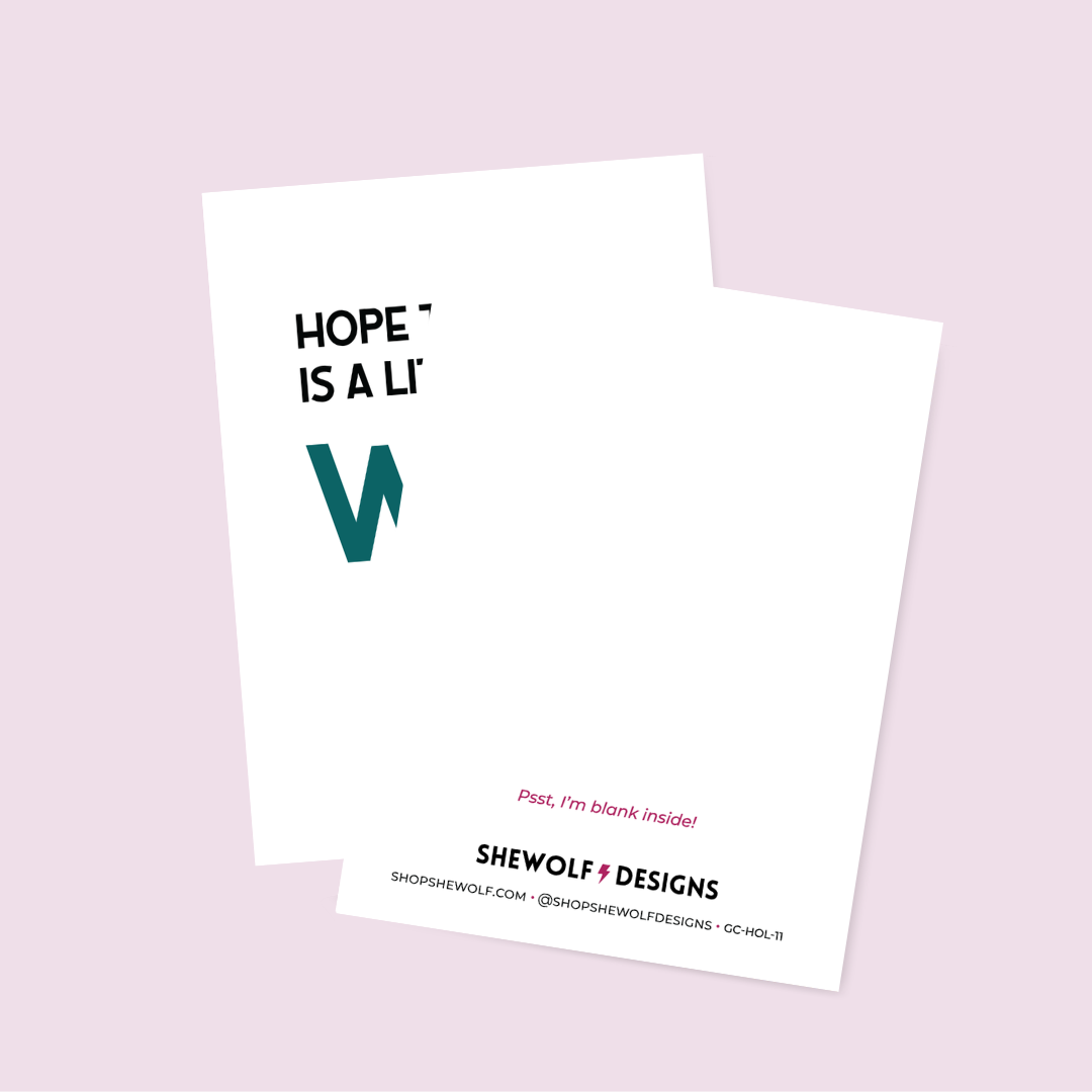 Greeting Card - Hope This Year is Less WTF