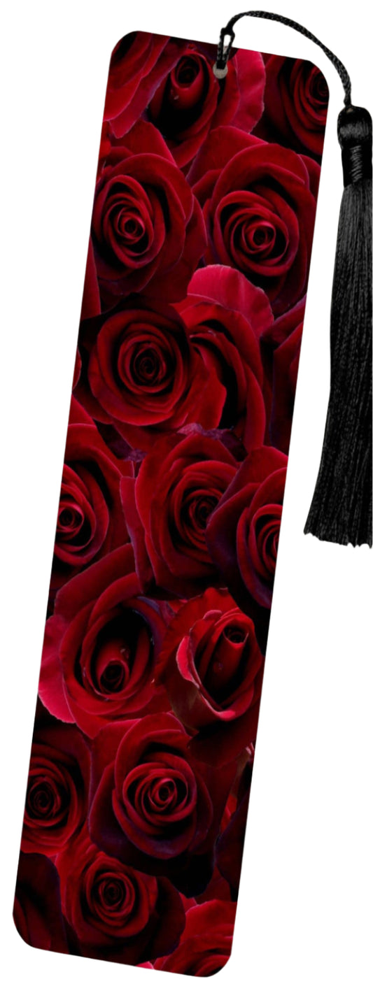Metal Bookmark - Roses
