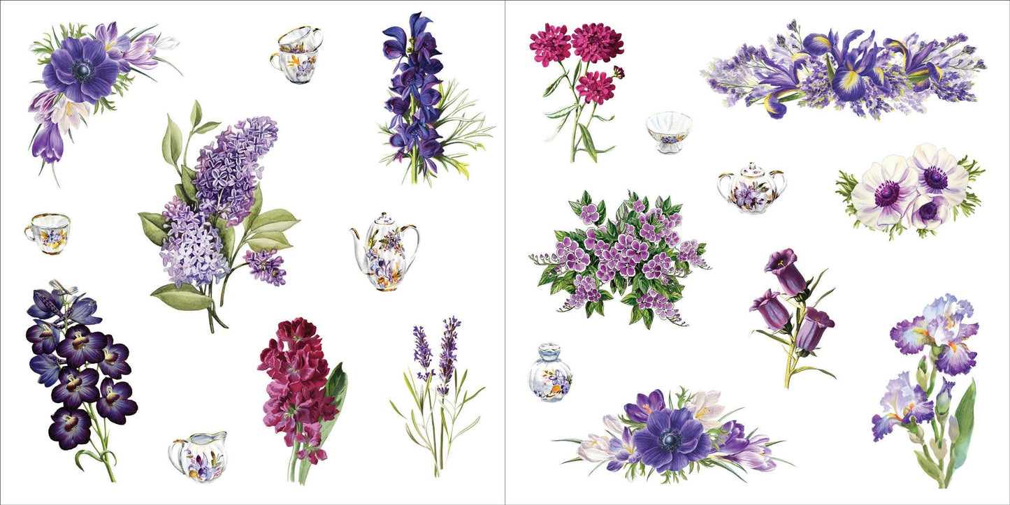 Peter Pauper Press - Bunches of Botanicals Sticker Book (500 stickers)